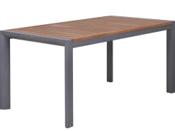 Alu Ausziehtisch Oriental Teak 160/220x92cm graphit