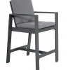 Alu Barstuhl Malibu charcoal