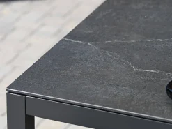 Alu Dekton Gartentisch Serie Melago anthrazit