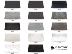 Alu Dekton Gartentisch Serie Melago graphit