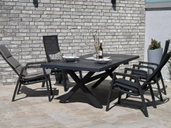 Alu Dining Relax Positionssessel Providence inkl- Auflage