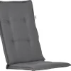 Alu Hochlehner Auflage Lunexa grau Vario 118/123x48cm