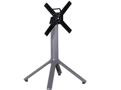 Alu HPL Klapptisch Nemo Ø80cm graphit Slate-Effekt