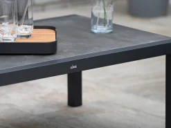 Alu Keramik Lounge Couchtisch Providence 120x70cm
