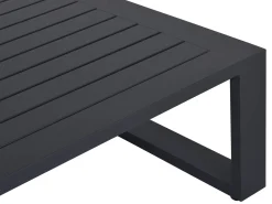 Alu Loungetisch Ventura anthrazit 80x80cm