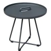Aluminium Beistelltisch Portare Ø50cm anthrazit