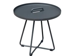 Aluminium Beistelltisch Portare Ø50cm anthrazit