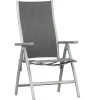 Aluminium Klappsessel Ascanio graphit|dark-smoke