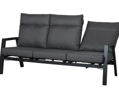 Aluminium Lounge Verstellsofa 3-Sitzer Providence