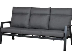 Aluminium Lounge Verstellsofa 3-Sitzer Providence