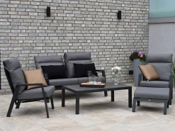 Aluminium Lounge Verstellsofa 2-Sitzer Providence