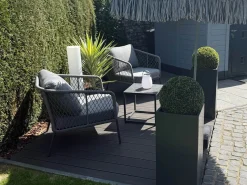 Aluminium Rope Loungesessel Ancona
