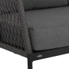 Aluminium Rope 3-Sitzer Loungesofa Ancona