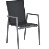 Aluminium Stapelsessel Rubino graphit|silvergrey