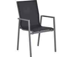 Aluminium Stapelsessel Rubino graphit|silvergrey