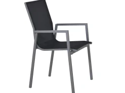 Aluminium Stapelsessel Rubino graphit|silvergrey