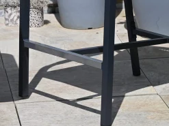 Alu Rope Barhocker Royal Orchid