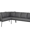 Alu Rope Eck Dining Loungeset Ancona rechts verlängert