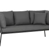 Alu Rope 3-Sitzer Dining Lounge Sofa Ancona