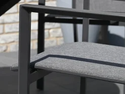 Alu Stapelsessel Trivento Highback anthrazit|dark-smoke