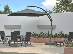 Ampelschirm Easy Sun Premium 300x300cm anthrazit grau