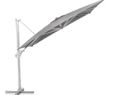Ampelschirm Easy Swing 300x300cm silber|charcoal