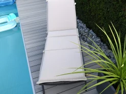 Auflage für Gartenliege Malibu jute