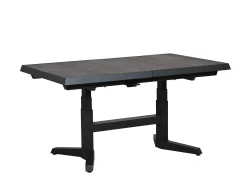 Ausziehbarer Lift-Tisch Tacoma dark stone grey 143-183x88cm