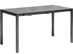 Ausziehtisch CUBIC HPL 140/210x70cm 2 Einlegeplatten anthrazit|anthrazit