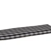 Bankauflage Stripes-Black 2-Sitzer 110cm
