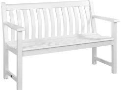 Bank New England Broadfield weiß 127cm Zweisitzer