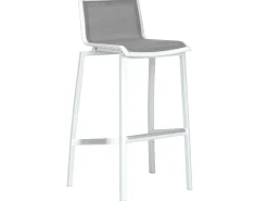 Barstuhl Allround weiß|silber