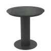 Beistelltisch Core Ø45cm Alu Sintered Stone Anthrazit