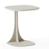 Beistelltisch Feroli 45x45cm Alu Camel Sand Sintered Stone