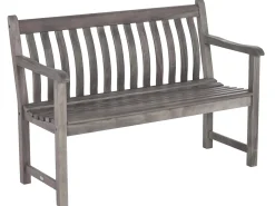 Broadfield Old England grau Holzgartenbank 122cm 2-Sitzer