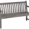 Broadfield Old England grau Holzgartenbank 146cm 3-Sitzer
