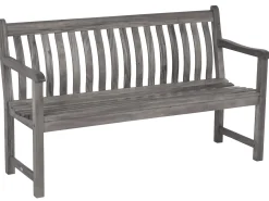 Broadfield Old England grau Holzgartenbank 146cm 3-Sitzer