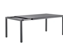Classic Alu Ausziehtisch HPL 160 / 220 x 100 cm (1 Einlegeplatte) Alu anthracite