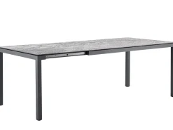 Classic Alu Ausziehtisch HPL 160 / 220 x 100 cm (1 Einlegeplatte) Alu anthracite