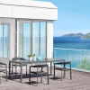 Classic Alu Dining-Tisch HPL 80 x 80 cm Alu anthracite