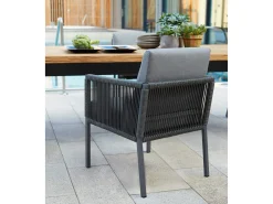 Club Dining-Sessel anthracite inkl. Polster BOMBAY 626 anthracite
