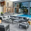 Club Lounge anthracite Kaffeetisch Keramik 80x80cm