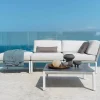 Club Lounge white Kaffeetisch Keramik 80x80cm