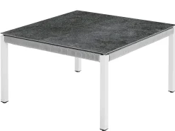 Club Lounge white Kaffeetisch Keramik 80x80cm
