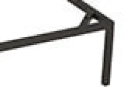 Dining Lounge Untergestell Sessel, Ecke, Mitte, Hocker, Beistelltisch Aluminium anthrazit