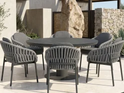 Dining-Tisch Core Ø160cm Alu Anthrazit