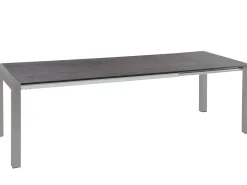 Doppel-Ausziehtisch Standard Alu graphit 174-254x90cm