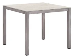 Edelstahl Dekton Gartentisch Serie Livigno