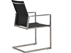 Edelstahl Freischwinger Karat softsling black