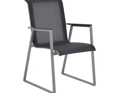 Edelstahl Gartensessel Castello carbon-grey